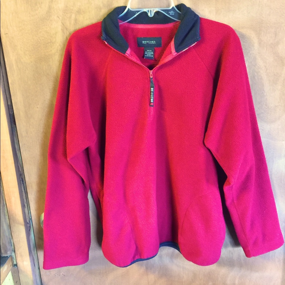 Britches For Women Quarter Zip Fleece Pullover